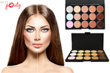 15-Shade Contour & Concealer Palette – Professional Coverage for All Skin Tones