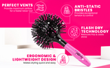 Miss Pouty 360° AmazeBall 8-in-1 Hairbrush – The Ultimate Multi-Function Styling Tool