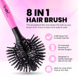 Miss Pouty 360° AmazeBall 8-in-1 Hairbrush – The Ultimate Multi-Function Styling Tool