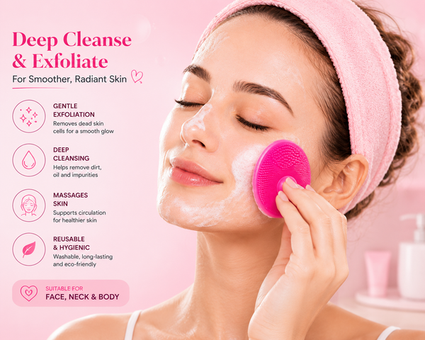 Silicone Exfoliating Facial Brush Pads
