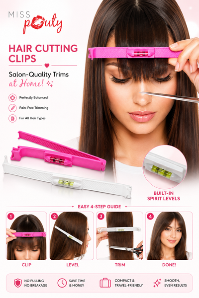 Miss Pouty Hair Cutting Clips – Salon-Quality Trims at Home!