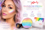 Miss Pouty Rainbow Prism Shimmer Highlighter – Iridescent Glow for Radiant Skin
