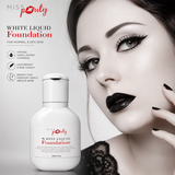 Miss Pouty White Liquid Foundation – Full Coverage, Flawless Finish!