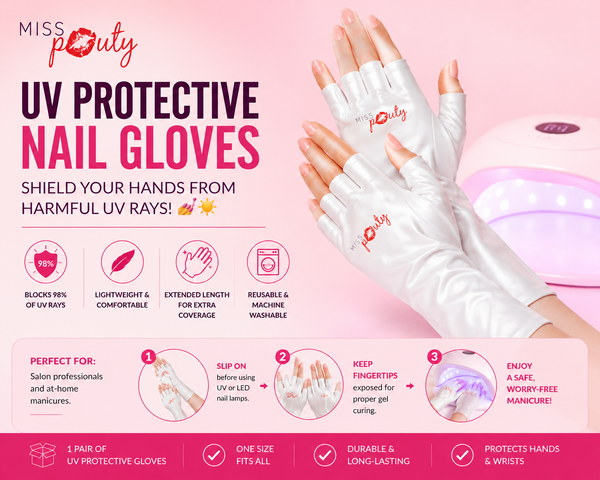 Miss Pouty UV Protective Nail Gloves – Shield Your Hands from Harmful UV Rays!