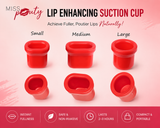 Miss Pouty Lip Enhancing Suction Cups with 3 Pack Option – Instant, Natural Lip Plumping!