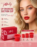 Miss Pouty Lip Enhancing Suction Cups with 3 Pack Option – Instant, Natural Lip Plumping!