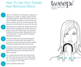 Tweepi Hair Removal Wand & Cooling Pad