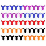 Fake Nail Rings - Nail Polish Colour Display, Art Tools & Practice Tips - 50pc